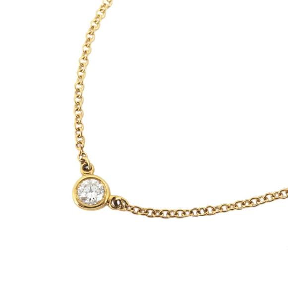 TIFFANY Jewelry - Tiffany Necklace by the Yard Diamond K18YG Yellow Gold 1PD Women's